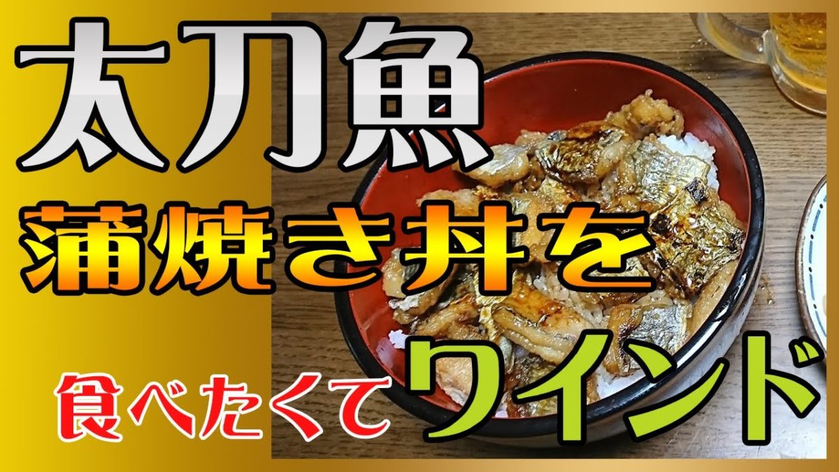 太刀魚の蒲焼丼を食べたくて、ワインドをしてきました。